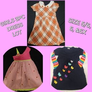 Kids clothes! Lot of 3 girls dresses. Various brands